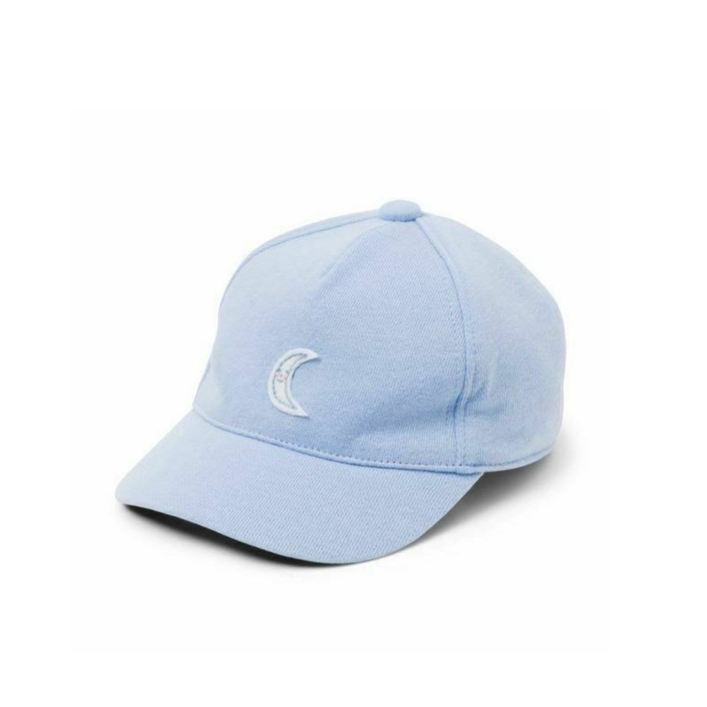 Janie and Jack Blue Crescent Moon Cap